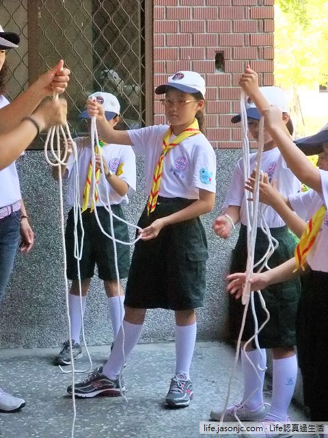 （童軍繩結）團集會：童軍繩結教學，打繩結比賽