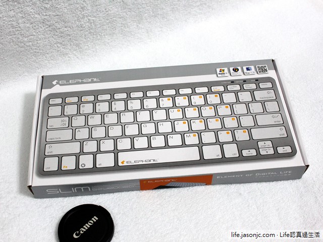 （開箱）Elephant KE-004超薄短版巧克力迷你鍵盤