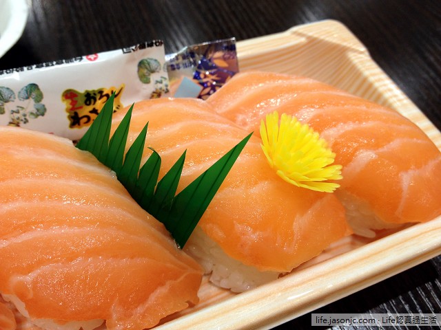 鮭魚壽司、鰻魚飯@美麗華百樂園築地魚金