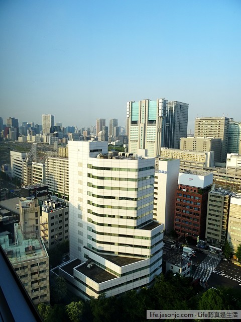 （東京品川飯店）在京急EX飯店品川，俯看品川車站、東口摩天高樓