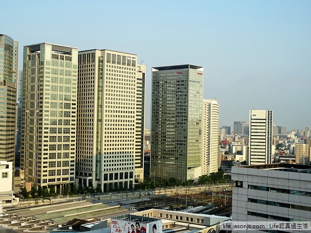 （東京品川飯店）在京急EX飯店品川，俯看品川車站、東口摩天高樓